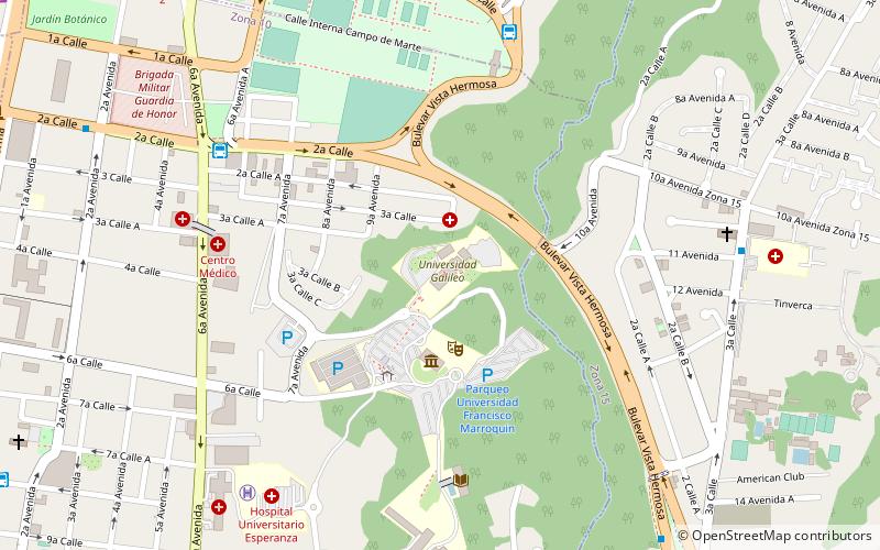 Universidad Galileo location map