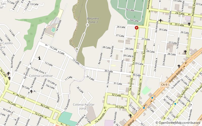 Guatemala City General Cemetery location map