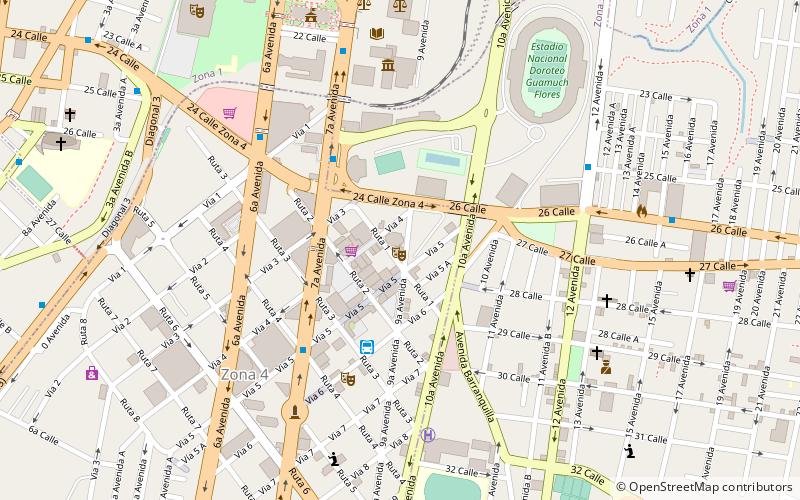 teatro dick smith guatemala city location map