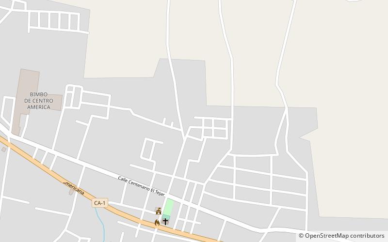 El Tejar location map