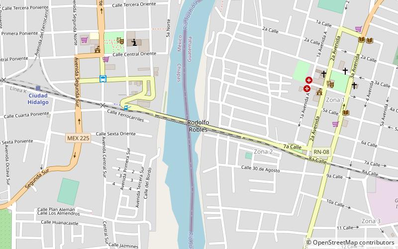 Puente Rodolfo Robles location map