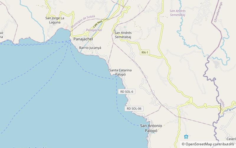Santa Catarina Palopo location map