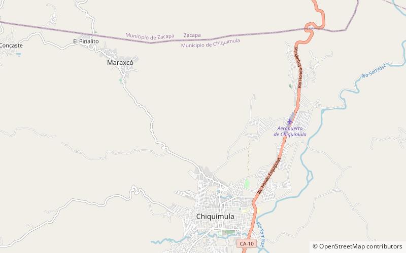 Chiquimula Volcanic Field location map