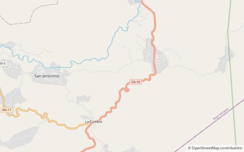 San Jerónimo location map