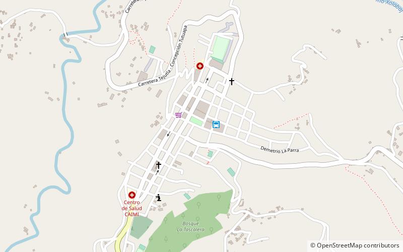 Tejutla location map