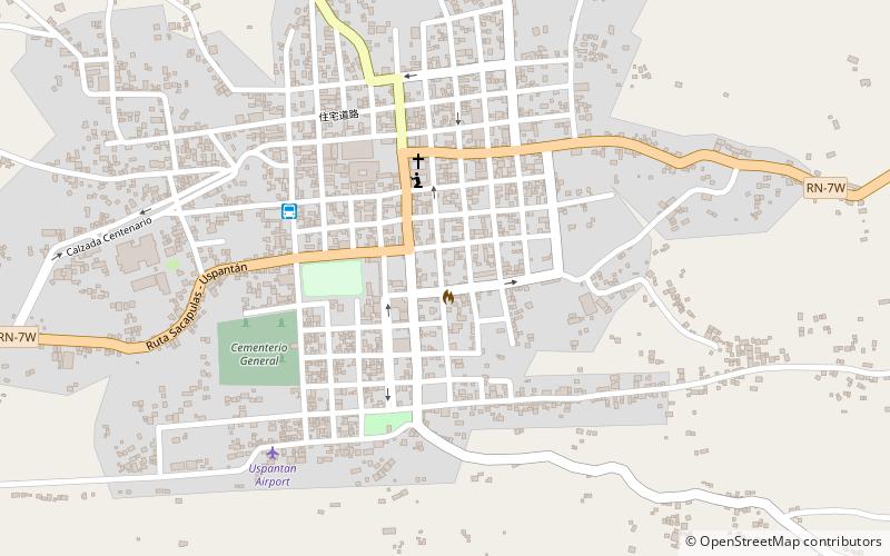 Uspantán location map