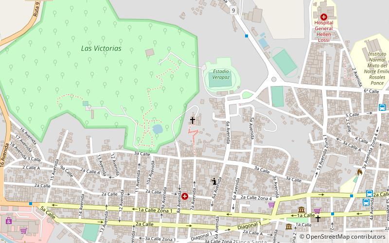 El Calvario Church location map