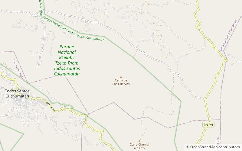 Sierra de los Cuchumatanes location map