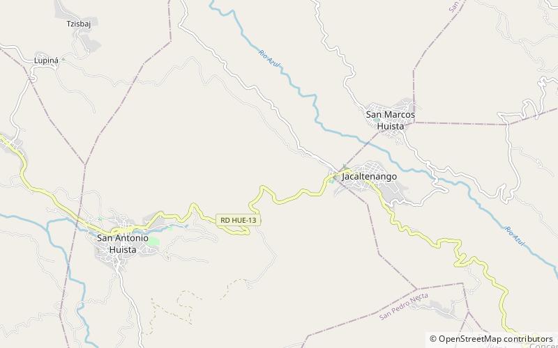 Jacaltenango location map