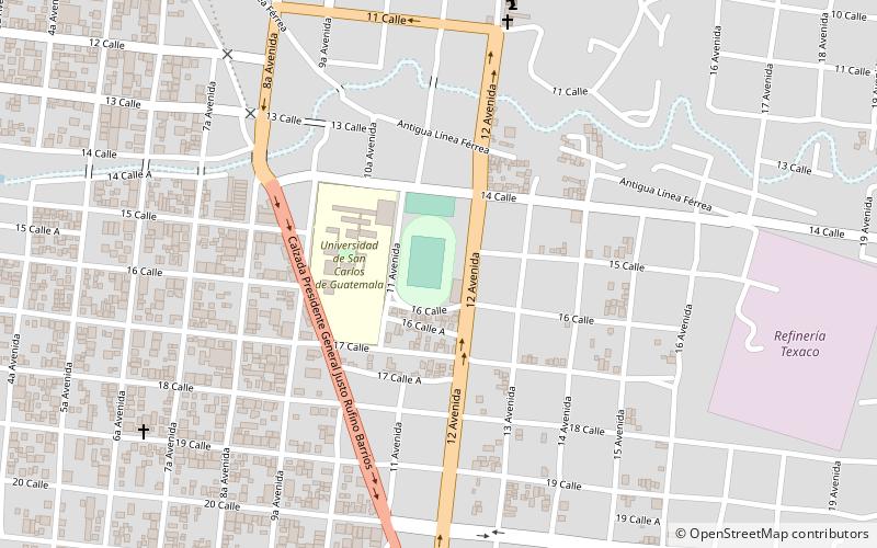 Estadio Roy Fearon location map