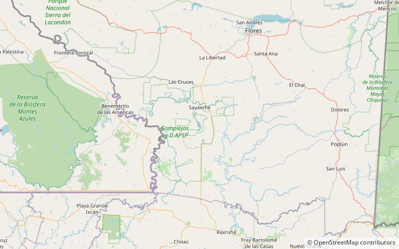 Petexbatún location map