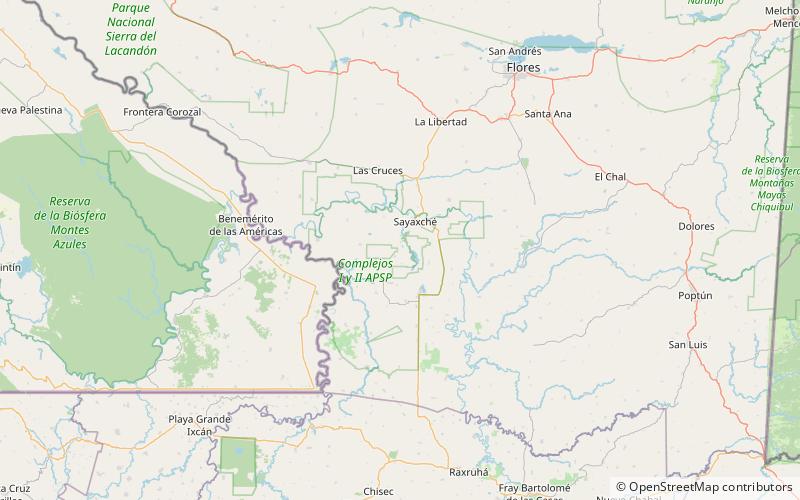 tamarindito location map