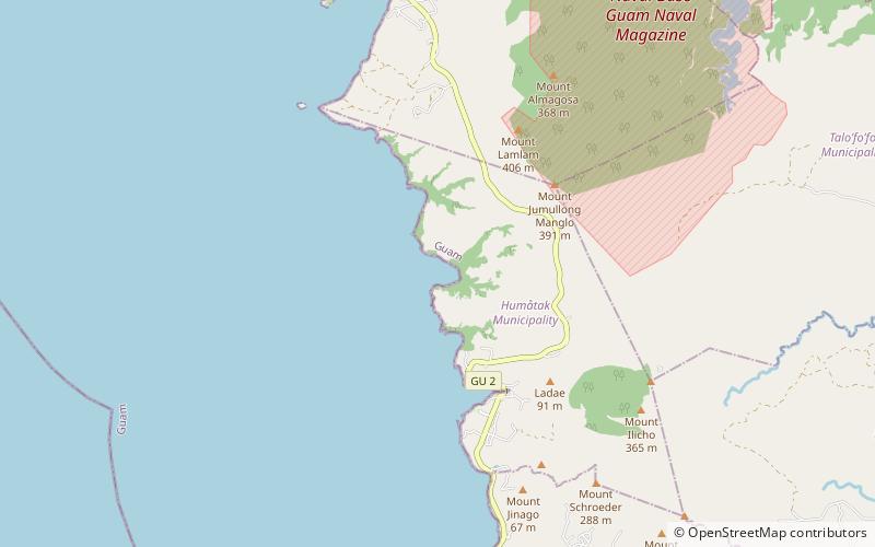 Cetti Bay location map