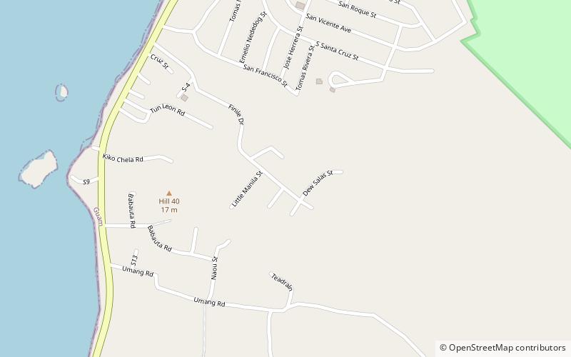umang dam hagat guam location map