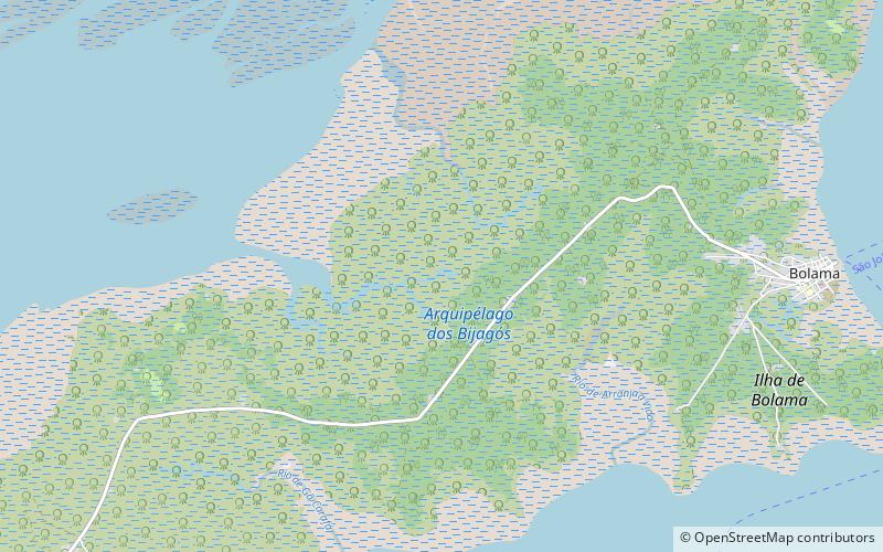 bolama island location map