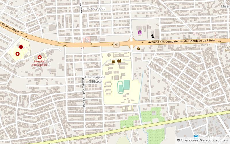 universidad amilcar cabral bisau location map