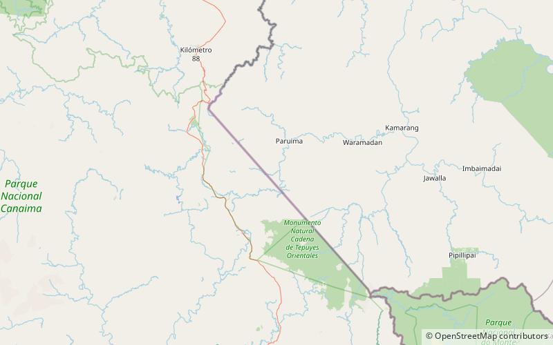 King George VI Falls location map