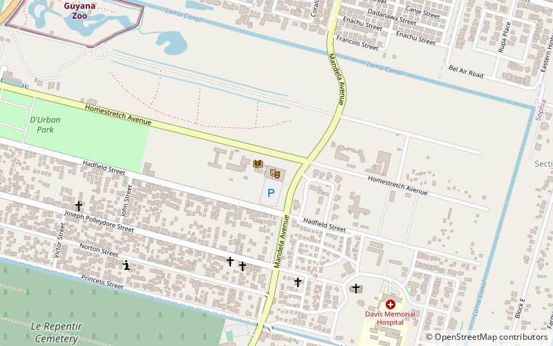 National Cultural Centre location map