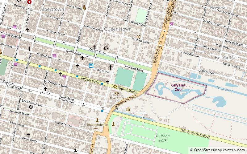 Bourda location map
