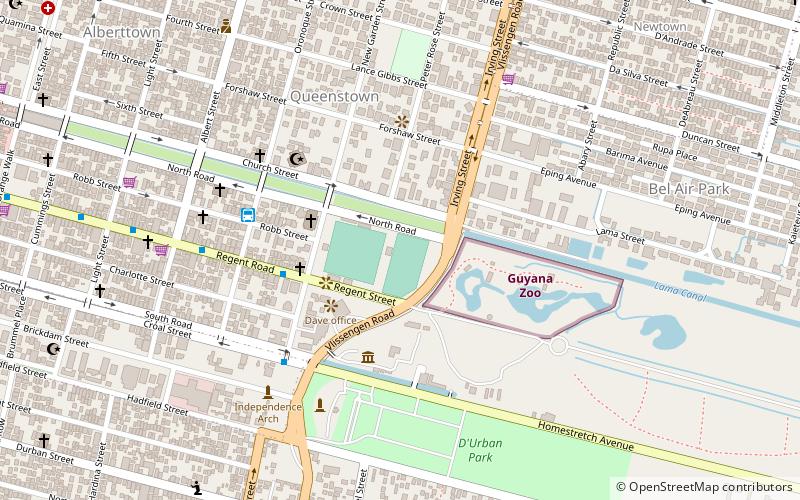 georgetown football stadium location map
