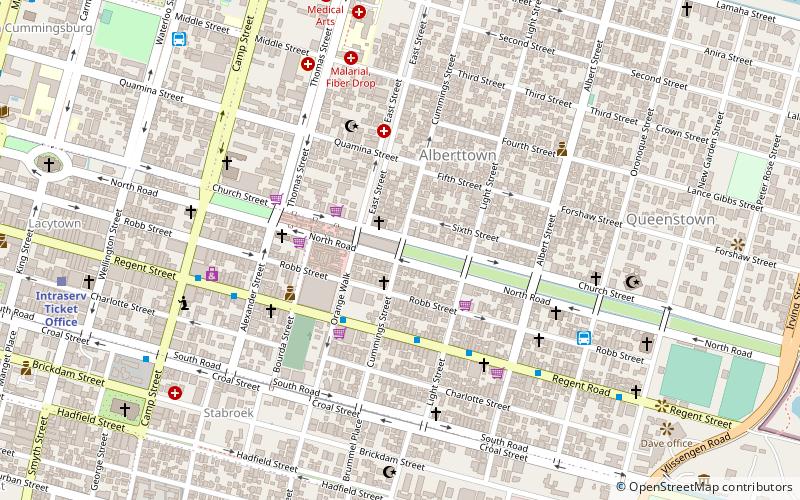 cummings street georgetown location map