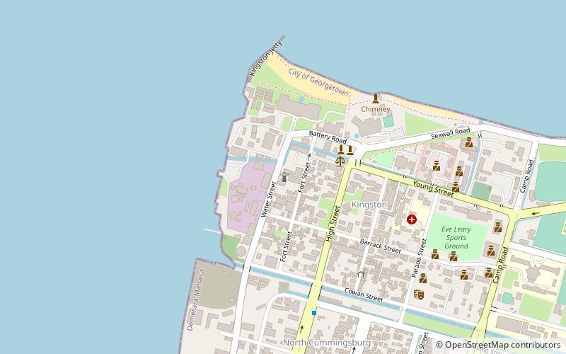 Faro de Georgetown location map