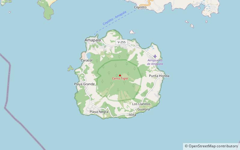 Cerro Tigre location map