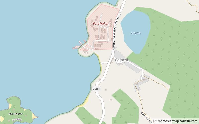 Playa Caracol location map
