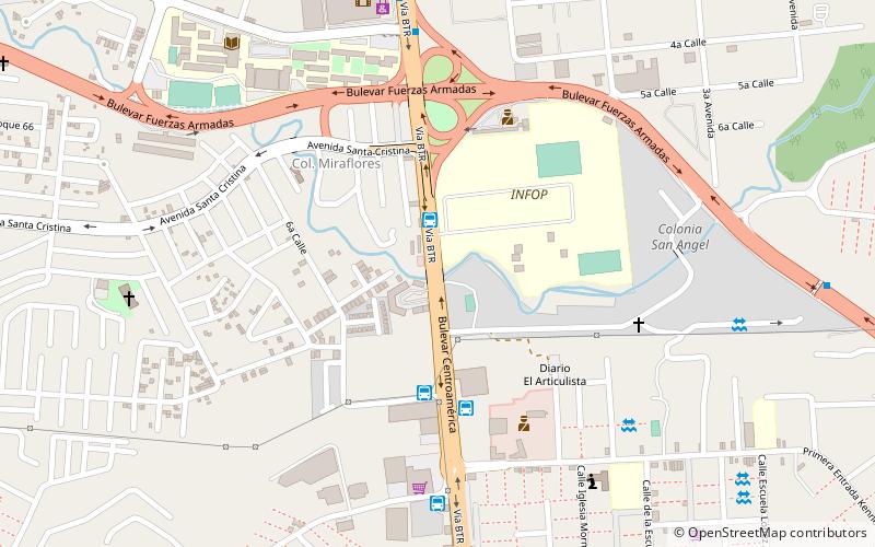 boulevard centroamerica tegucigalpa location map