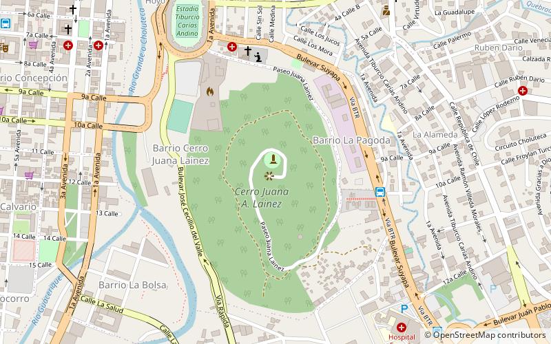 parque cerro juana lainez tegucigalpa location map
