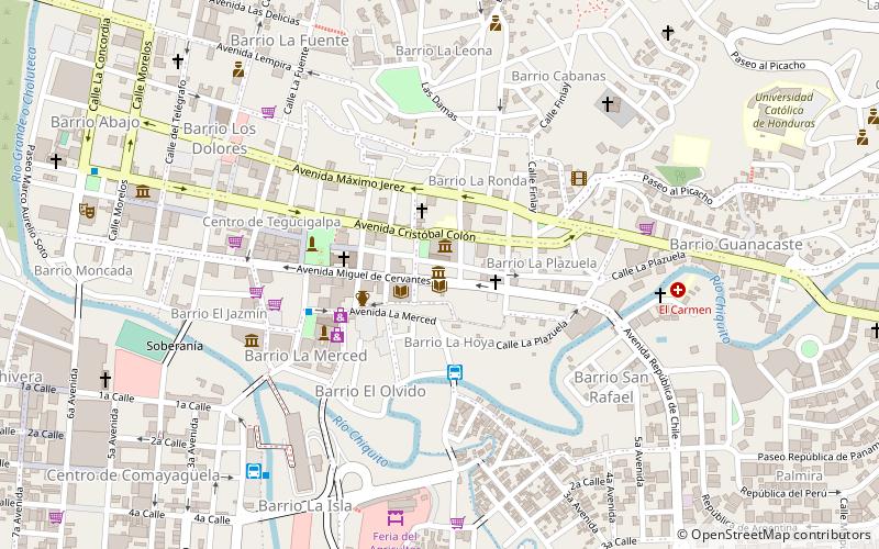 museo del hombre hondureno tegucigalpa location map