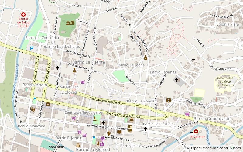 Parque La Leona location map