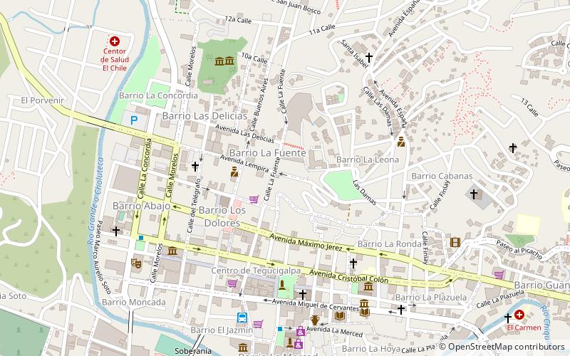 academia hondurena de la lengua tegucigalpa location map