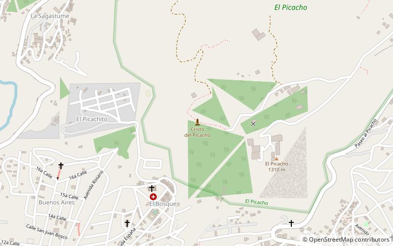 El Cristo del Picacho location map