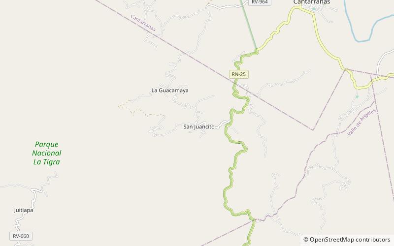 San Juancito location map