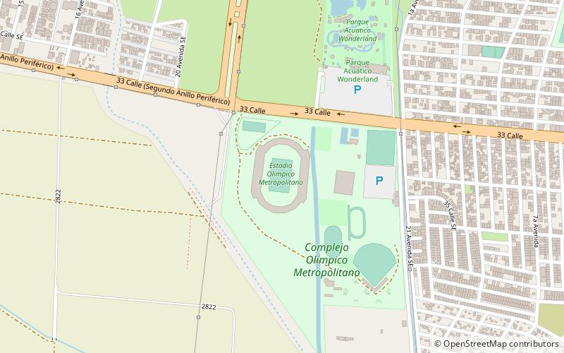 Stade olympique Metropolitano location map