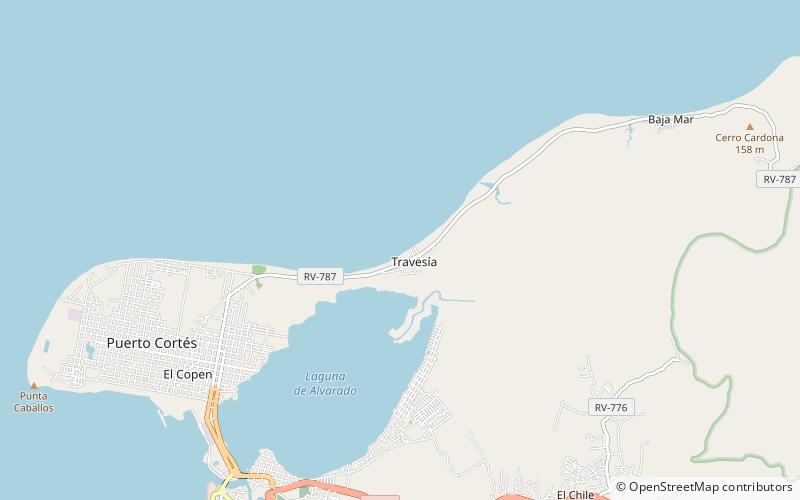 Travesía location map