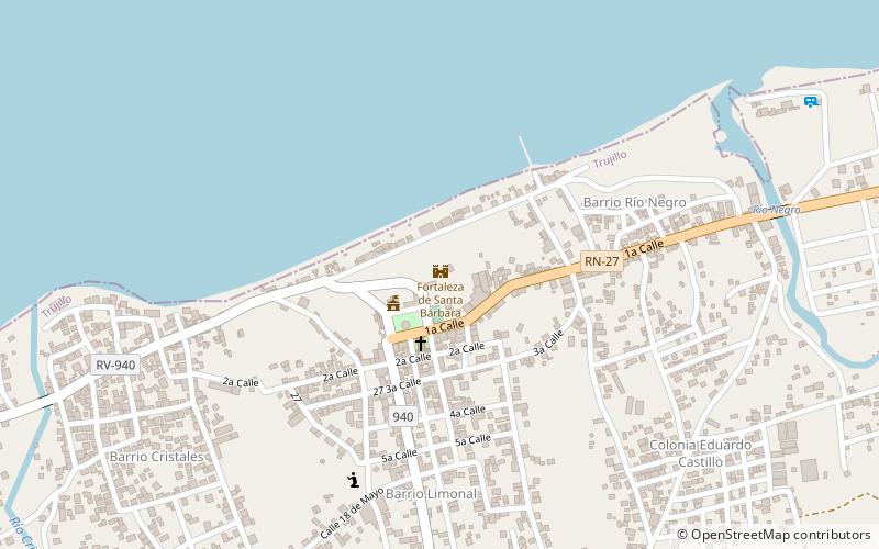 Santa Bárbara Fortress location map