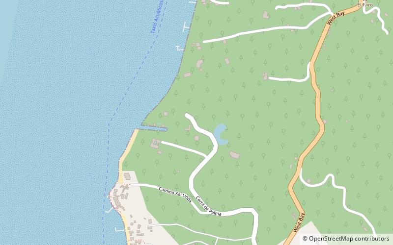 gumbalimba park roatan location map