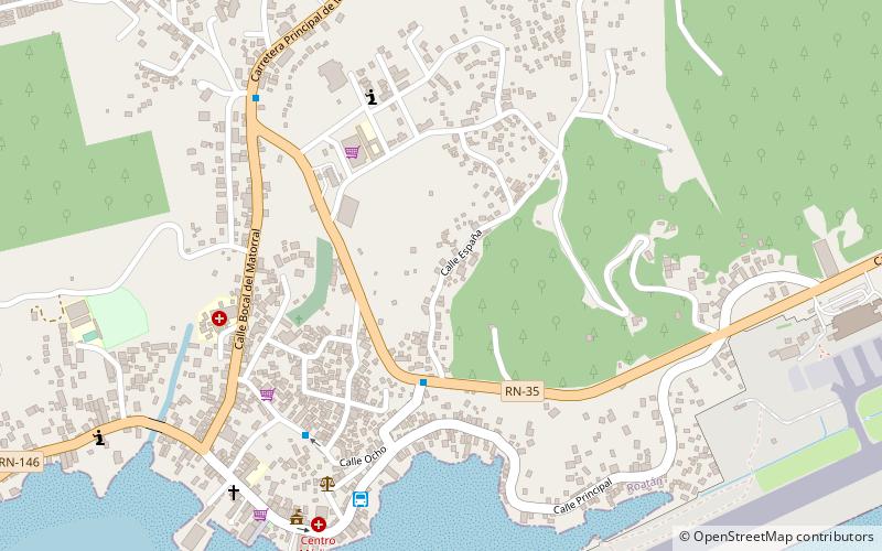 Coxen Hole location map