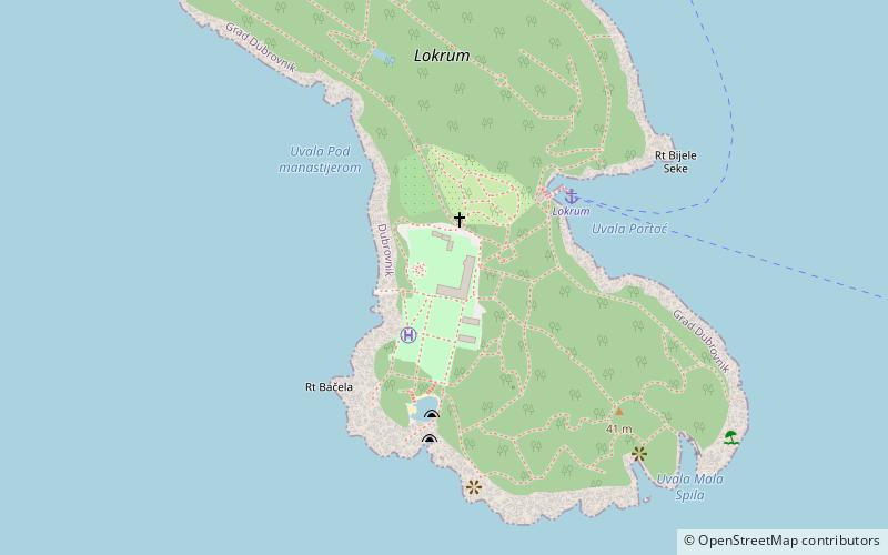 lokrum location map
