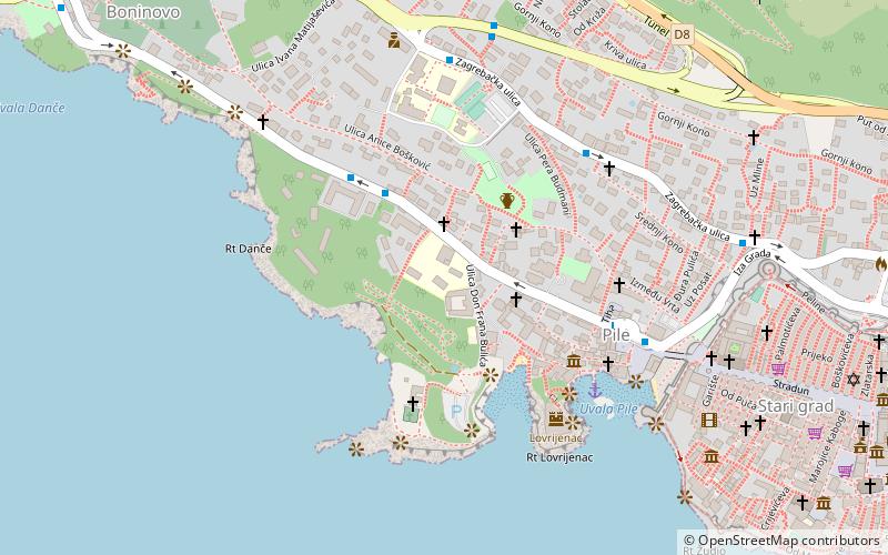 Universität Dubrovnik location map