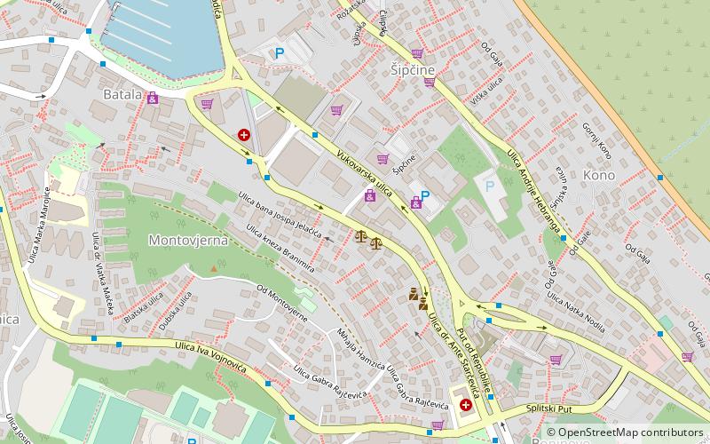 Dubrovnik Synagogue location map