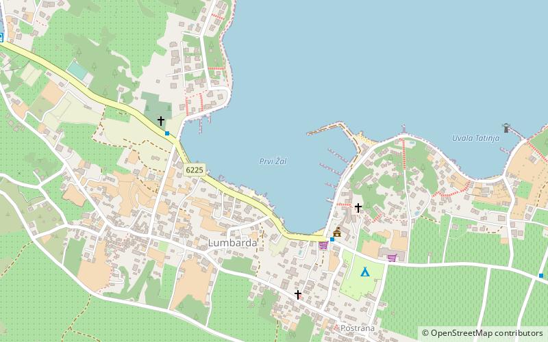 Lumbarda location map