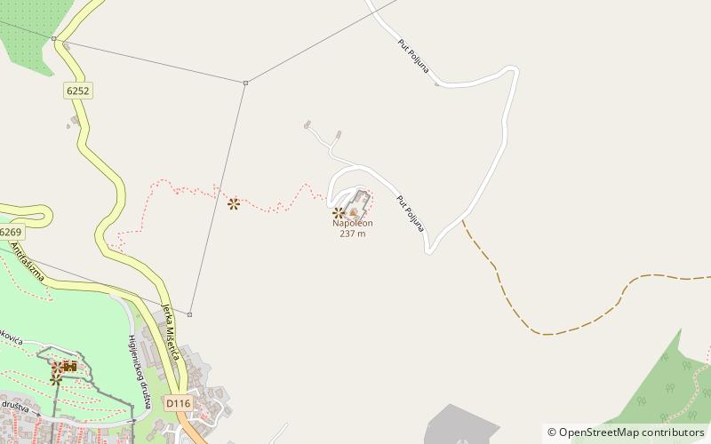 Hvar Observatory location map