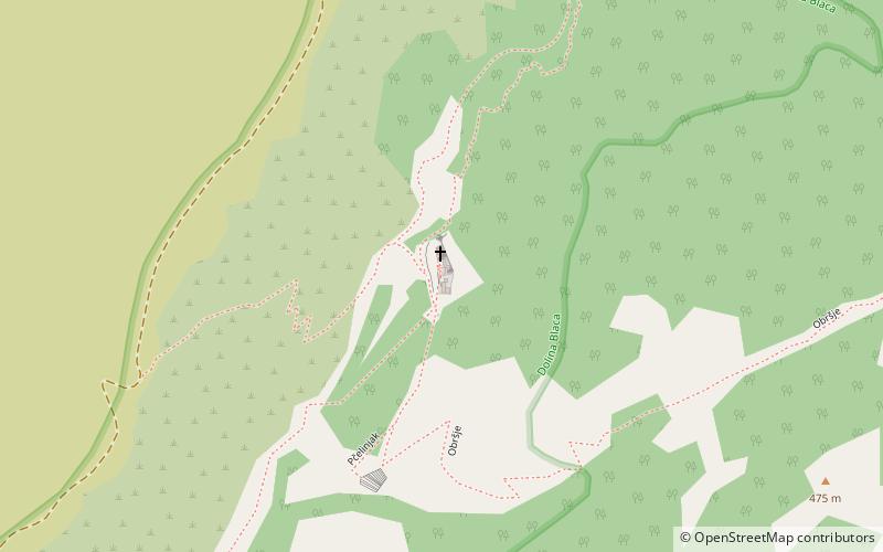 Blaca location map