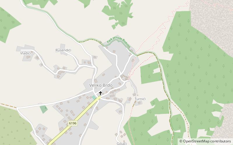 Veliko Brdo location map