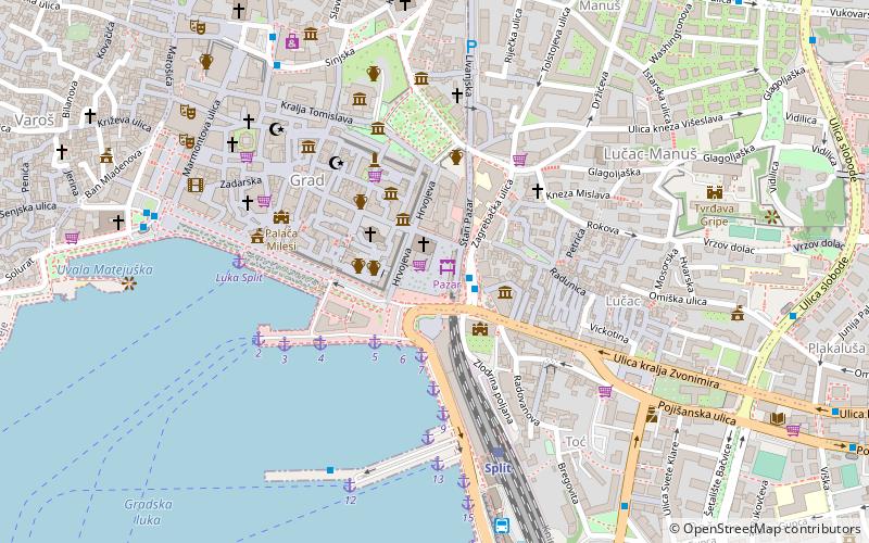 Green Market location map