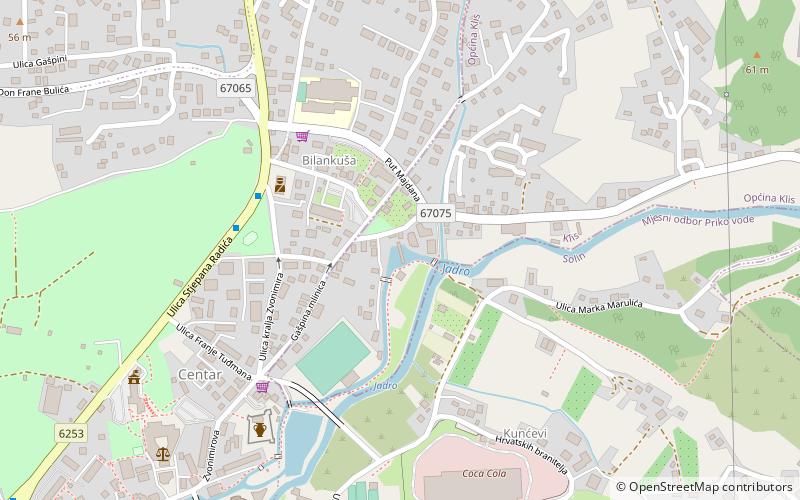 Gašpina mlinica location map