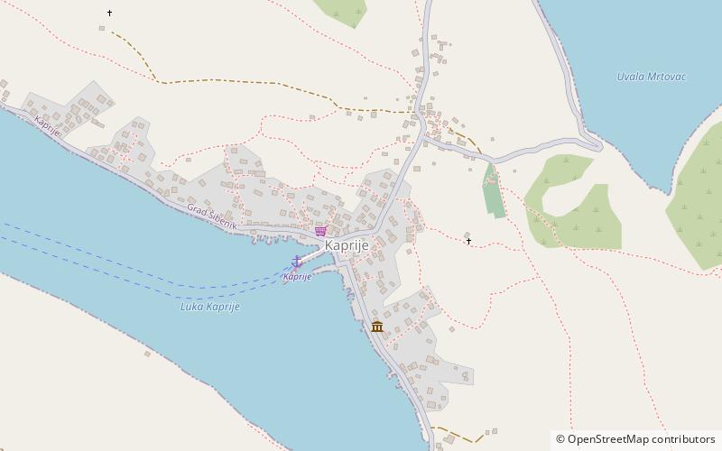 Kaprije location map